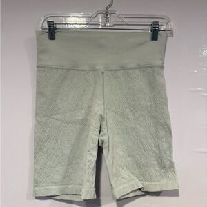 Light blue floral aerie offline biker shorts